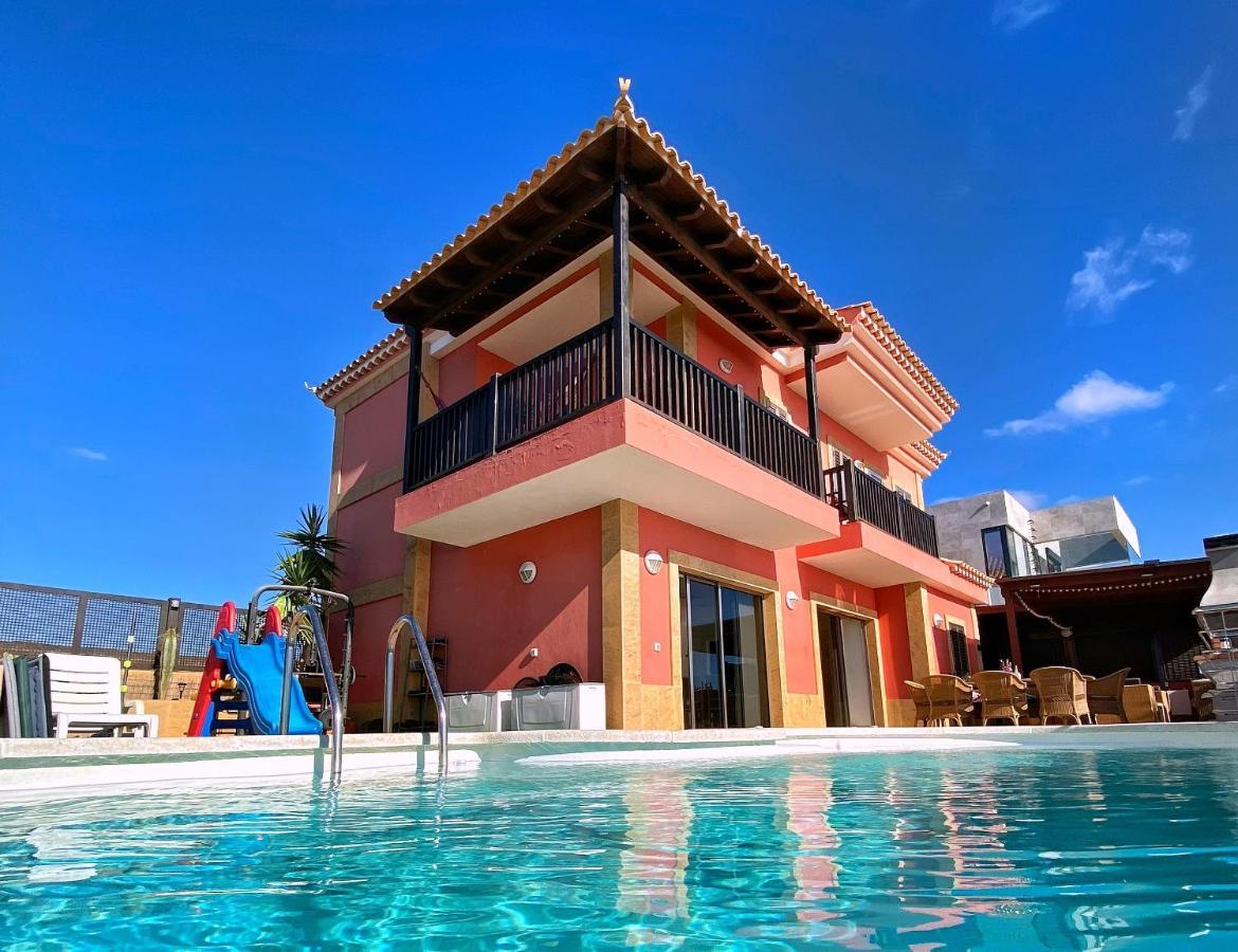 Luxury 5 Star Villa Violetta With Amazing Sea View, Jacuzzi And Heated Pool San Agustín 外观 照片