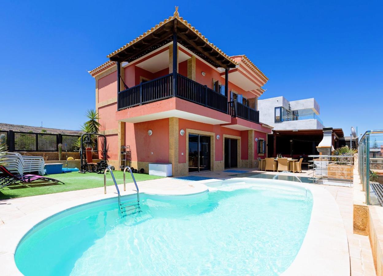 Luxury 5 Star Villa Violetta With Amazing Sea View, Jacuzzi And Heated Pool San Agustín 外观 照片