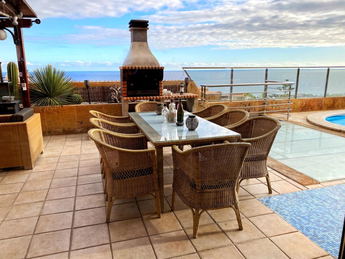 Luxury 5 Star Villa Violetta With Amazing Sea View, Jacuzzi And Heated Pool San Agustín 外观 照片