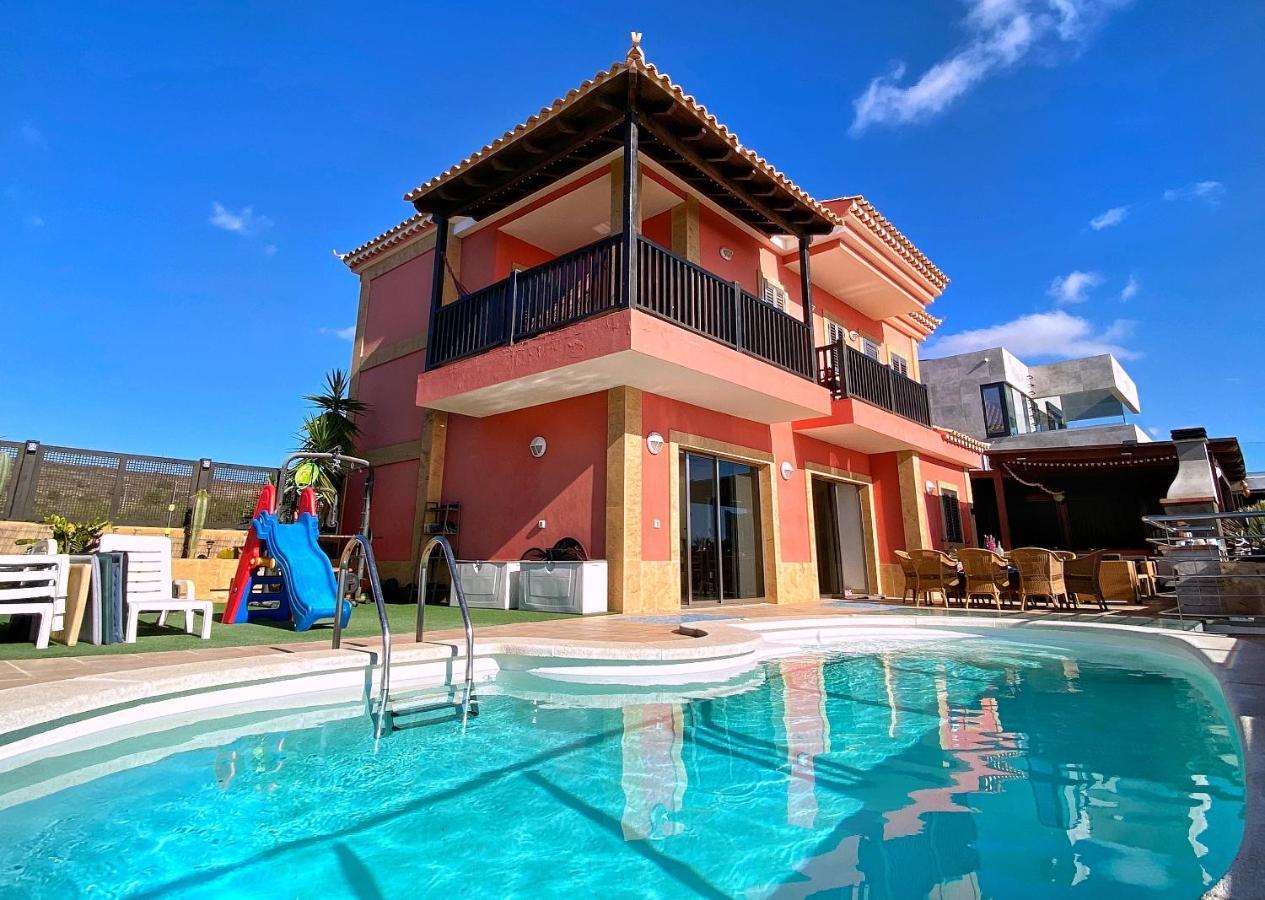Luxury 5 Star Villa Violetta With Amazing Sea View, Jacuzzi And Heated Pool San Agustín 外观 照片