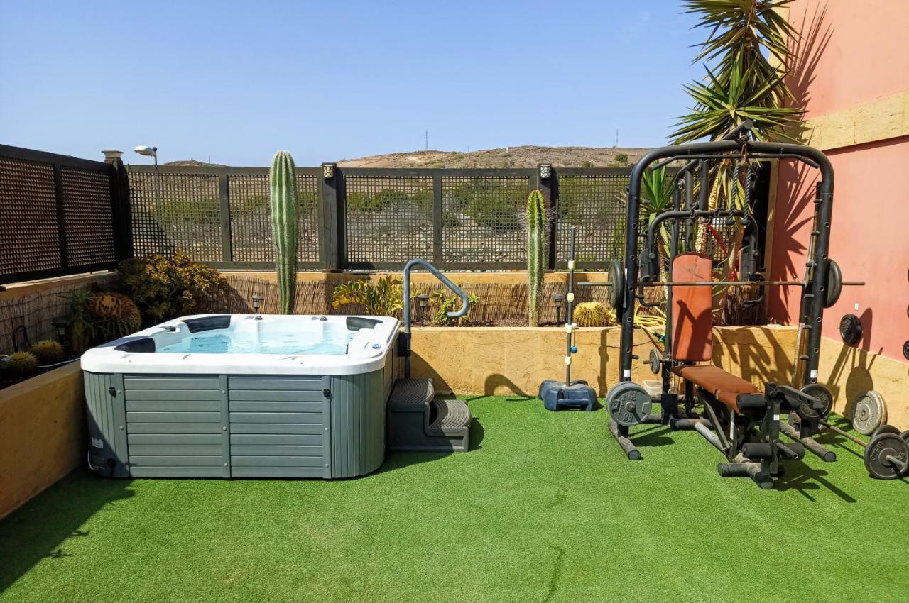 Luxury 5 Star Villa Violetta With Amazing Sea View, Jacuzzi And Heated Pool San Agustín 外观 照片