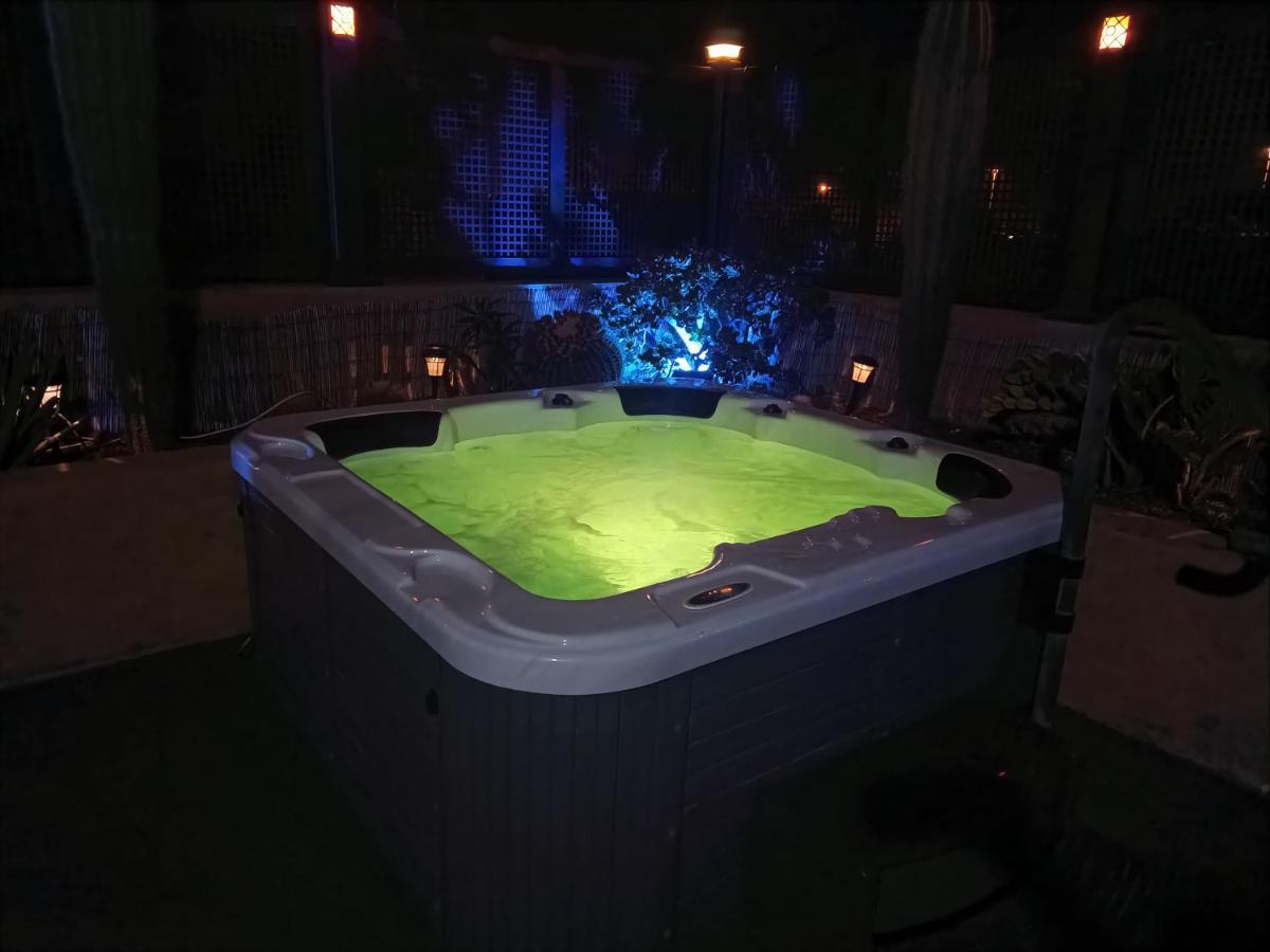 Luxury 5 Star Villa Violetta With Amazing Sea View, Jacuzzi And Heated Pool San Agustín 外观 照片